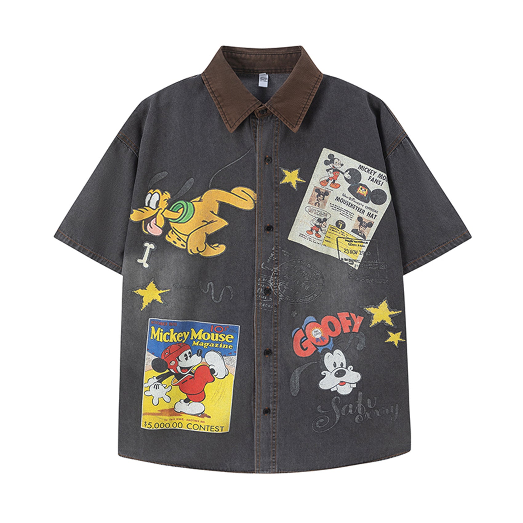 Fun Cartoon Print Short Sleeve Shirt | MuddyStock Originals eprolo
