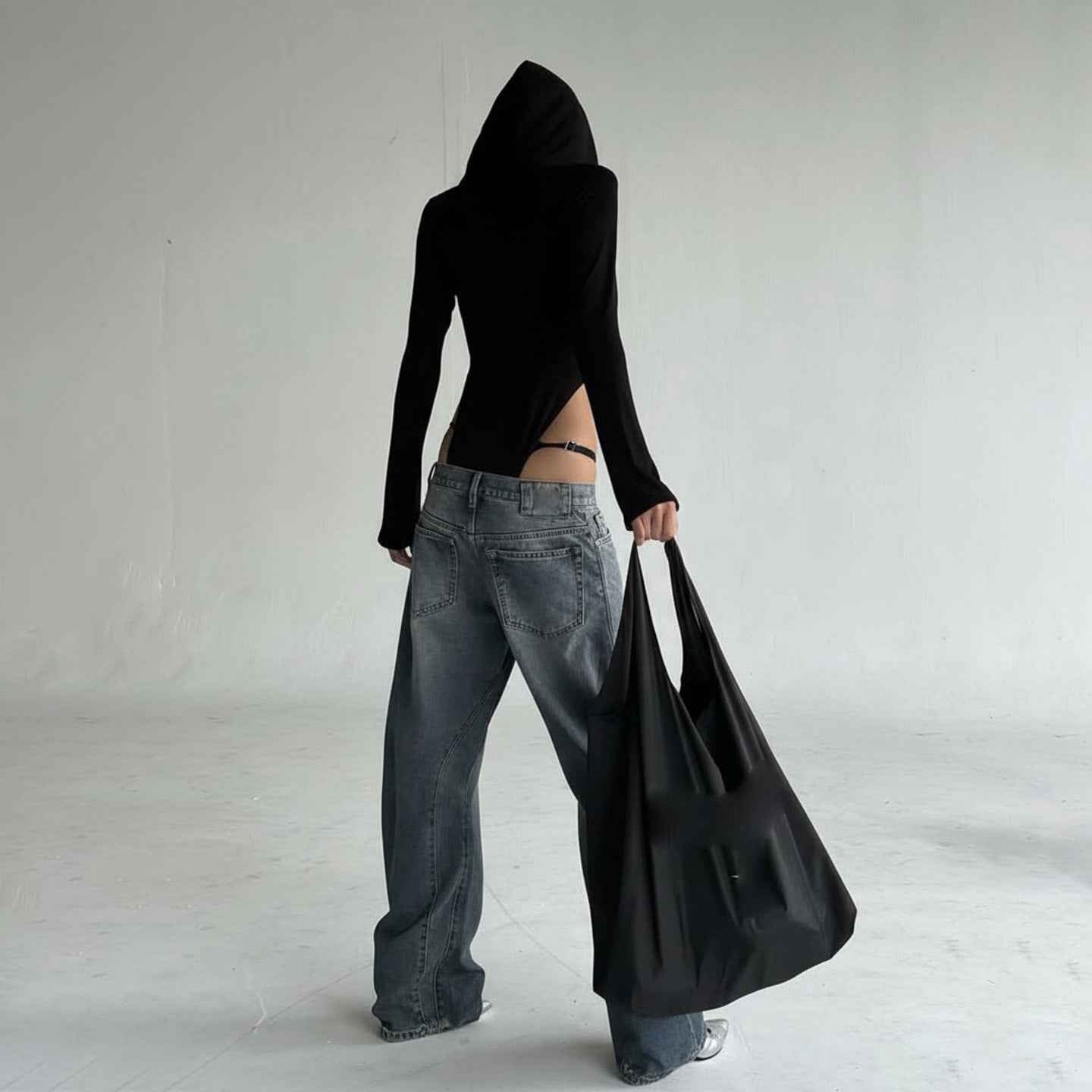 Zipper hooded slim fit street long sleeved jumpsuit for women | MuddyStock Originals MuddyStock