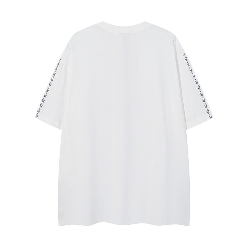 Overlapping Butterfly Print Short Sleeve T-Shirt for Women | MuddyStock Originals MuddyStock