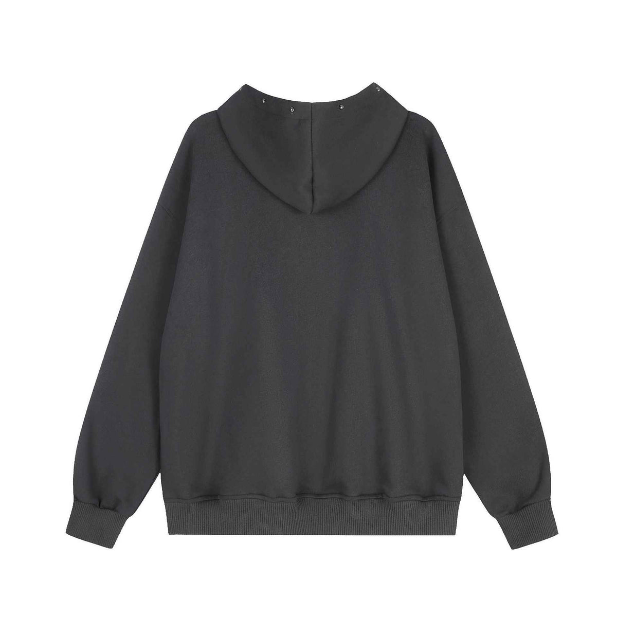 Print Zip Up Drop Shoulder Casual Hoodie For Women | MuddyStock Originals