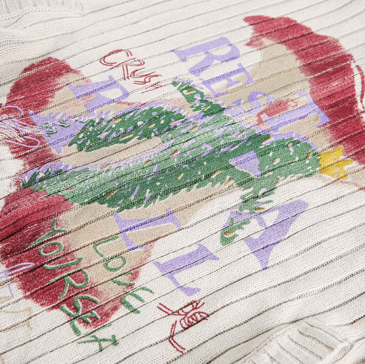 Half high neck knitted printed sweater for men and women | MuddyStock Originals MuddyStock