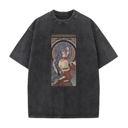 Cotton Washed Vintage Short Sleeve T-shirt For Men And Women| MuddyStock Originals MuddyStock