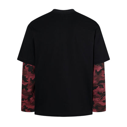 Camouflage fake two long sleeved T-shirt for men | MuddyStock Originals