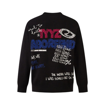 Round neck sweatshirt for men and women | MuddyStock Originals Black MuddyStock