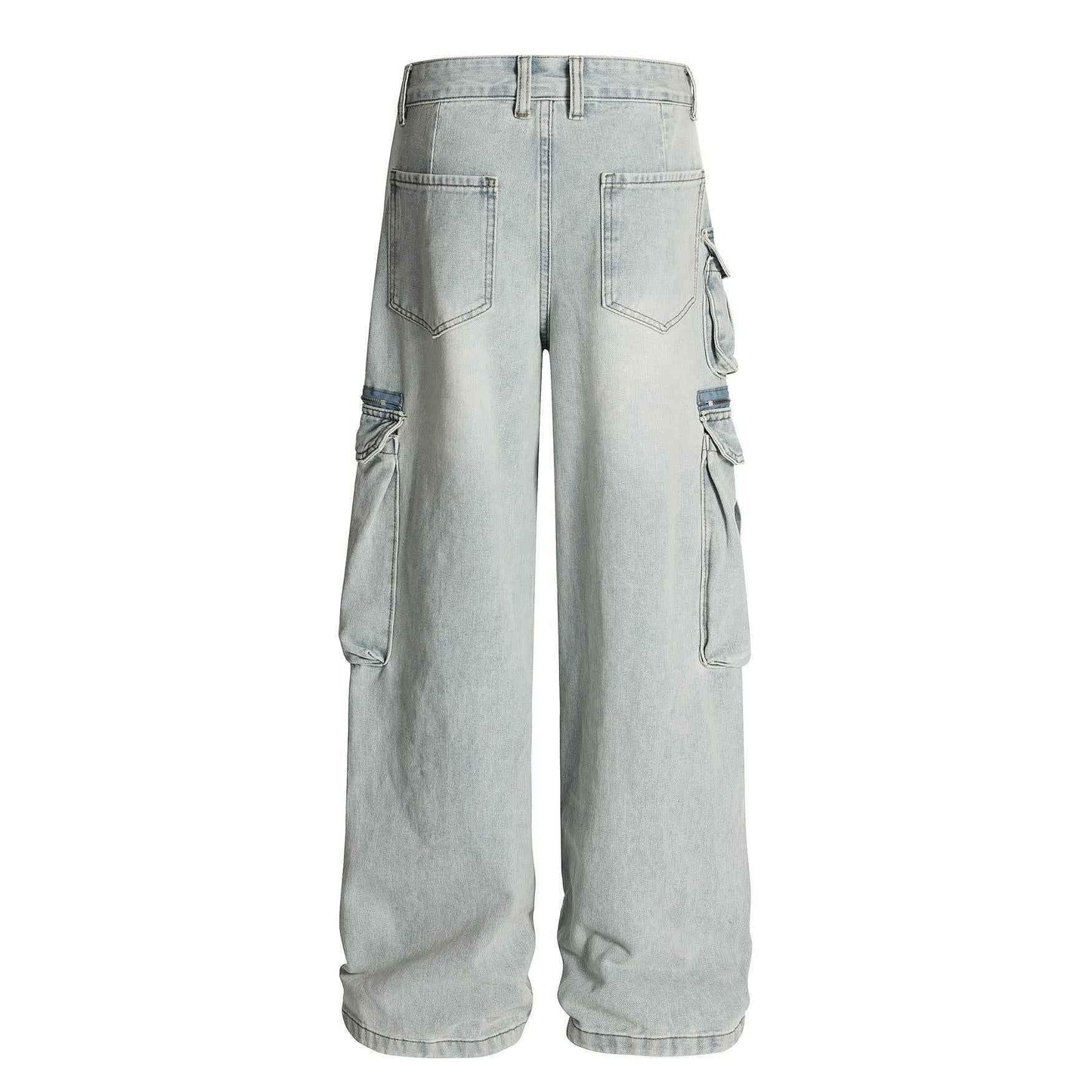 Wrinkled multi pocket workwear jeans for women | MuddyStock Originals