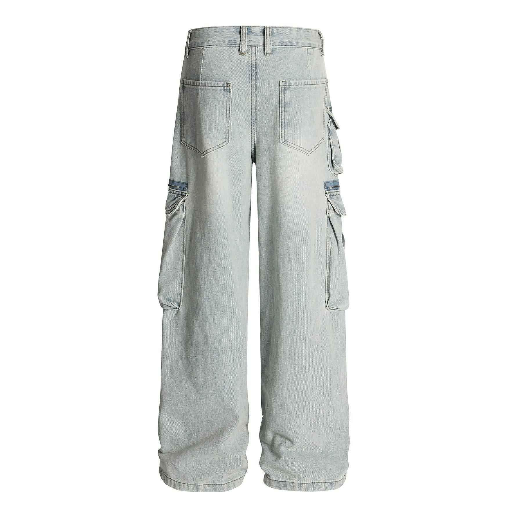 Wrinkled multi pocket workwear jeans for women | MuddyStock Originals