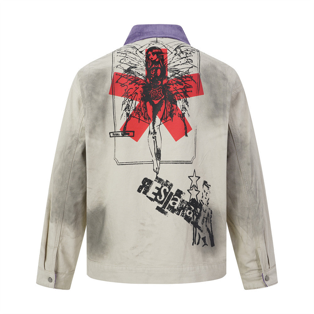 Make old and dirty canvas jacket for men | MuddyStock Originals