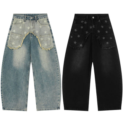 Old star curved knife jeans for women | MuddyStock Originals