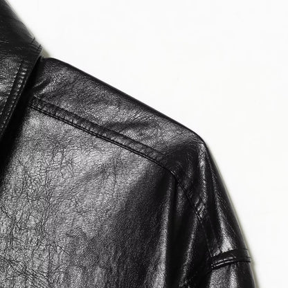 Street nine cent short skirt leather jacket for women | MuddyStock Originals