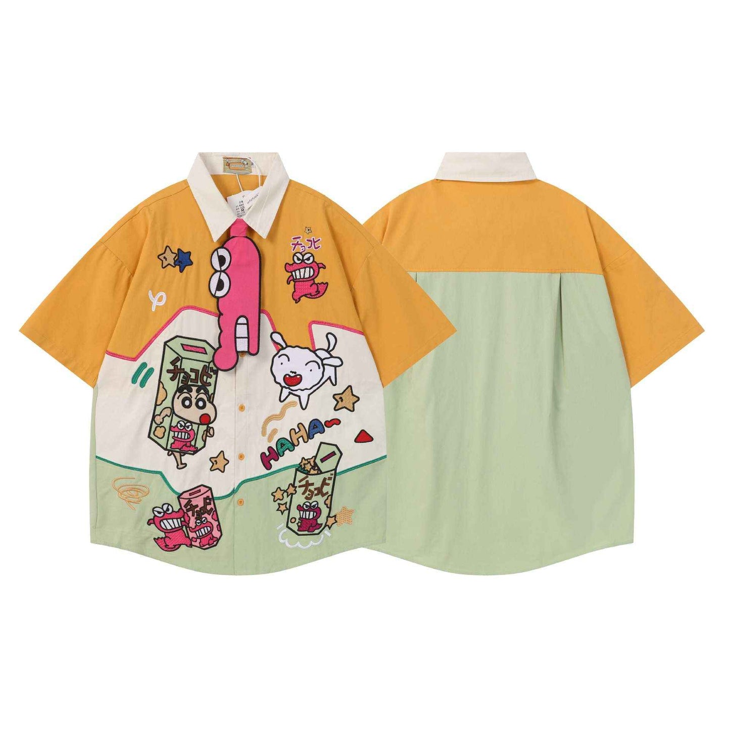 Crayon Shin chan Printed Short Sleeve Shirt For Men And Women | MuddyStock Originals