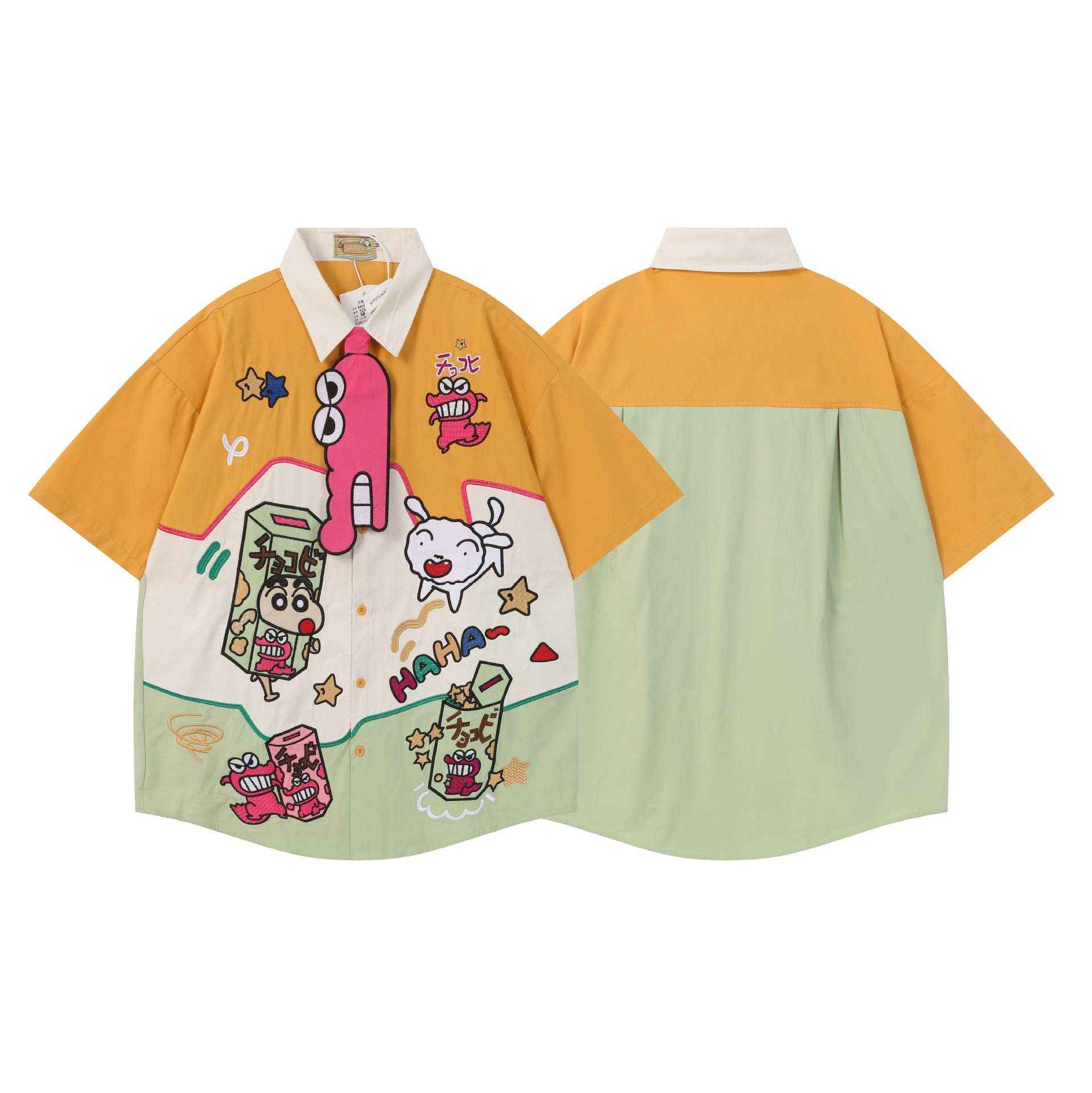 Crayon Shin chan Printed Short Sleeve Shirt For Men And Women | MuddyStock Originals