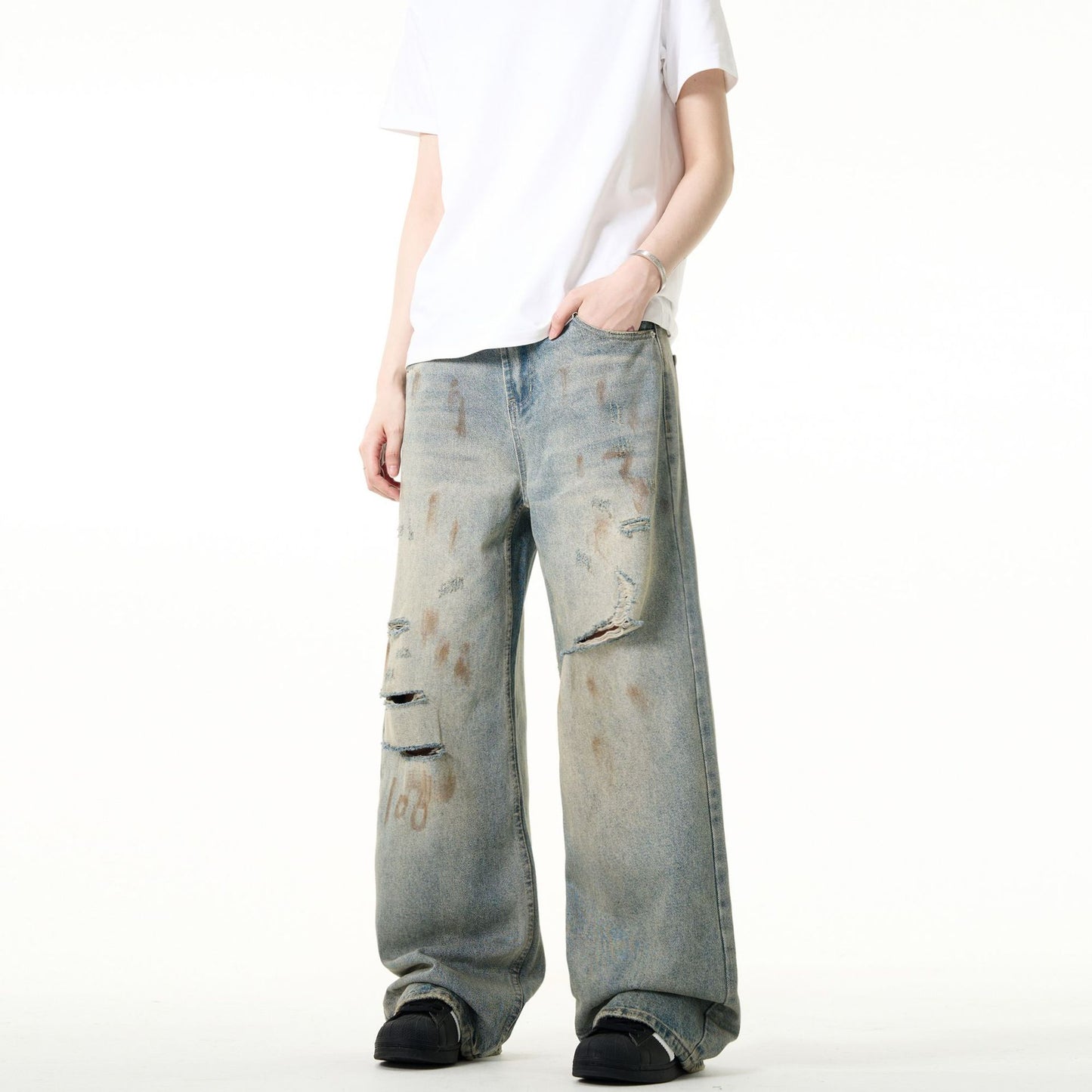 Vintage ripped jeans for men | MuddyStock Originals MuddyStock