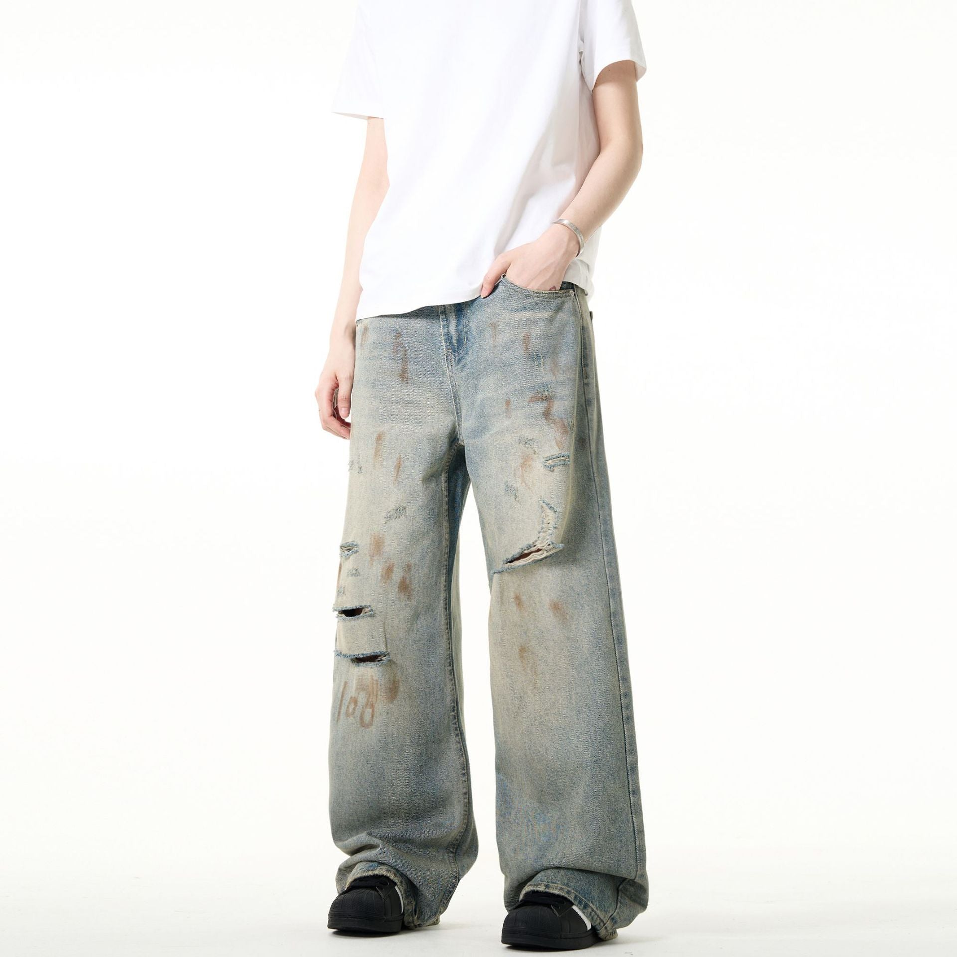 Vintage ripped jeans for men | MuddyStock Originals MuddyStock