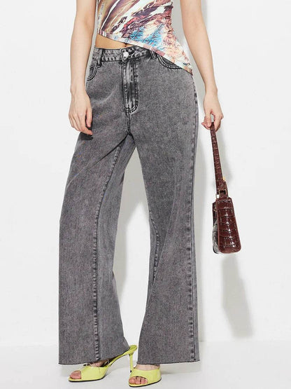High Waist Bootcut Jeans with Pockets | MuddyStock Originals MuddyStock
