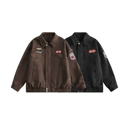 Retro Simple Loose Design Jacket For Men | MuddyStock Originals MuddyStock