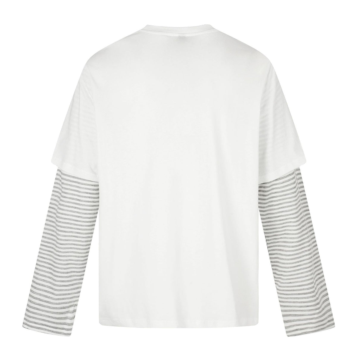 Printed Faux Layered Long Sleeve Tee For Men | MuddyStock Originals