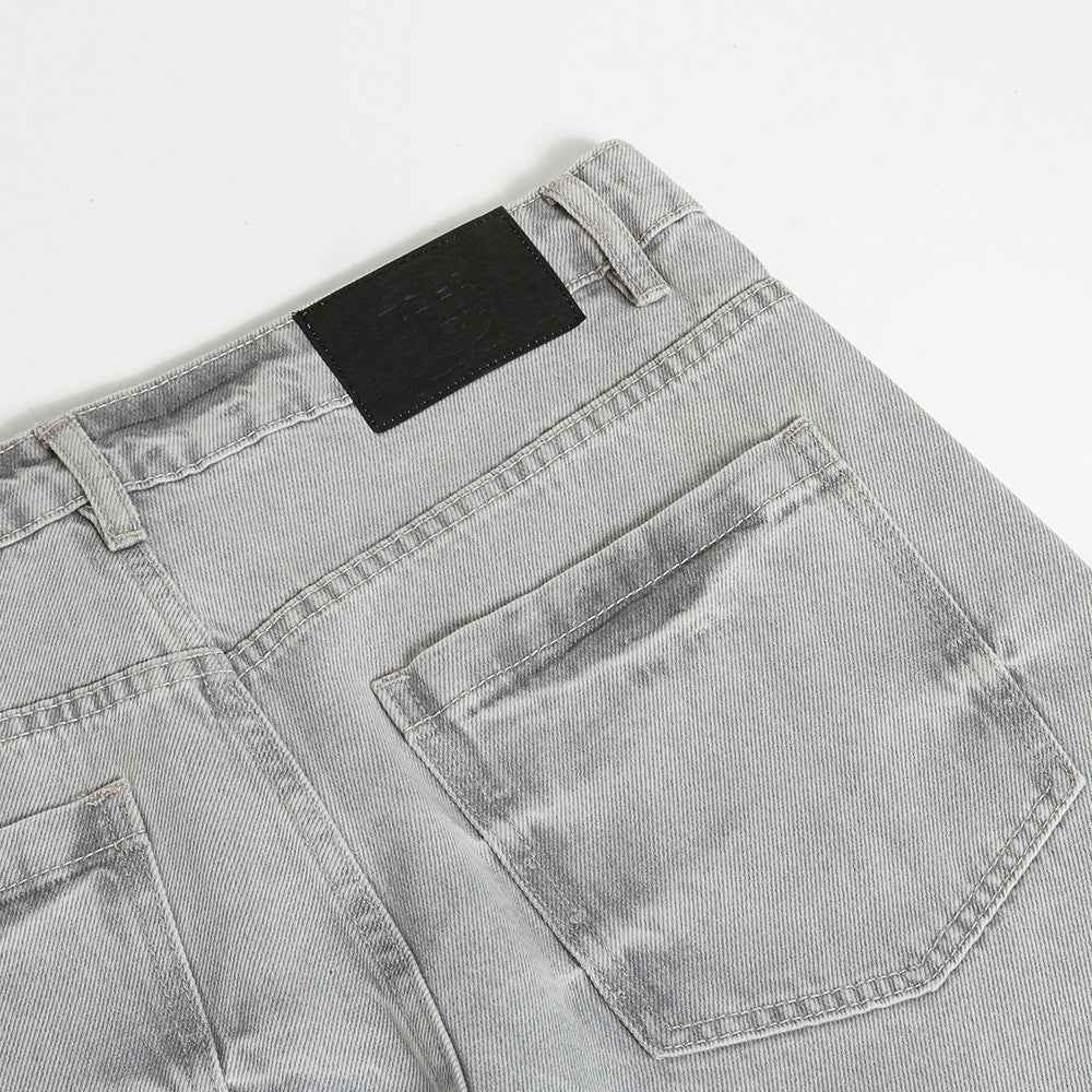 Wash and make old denim pants