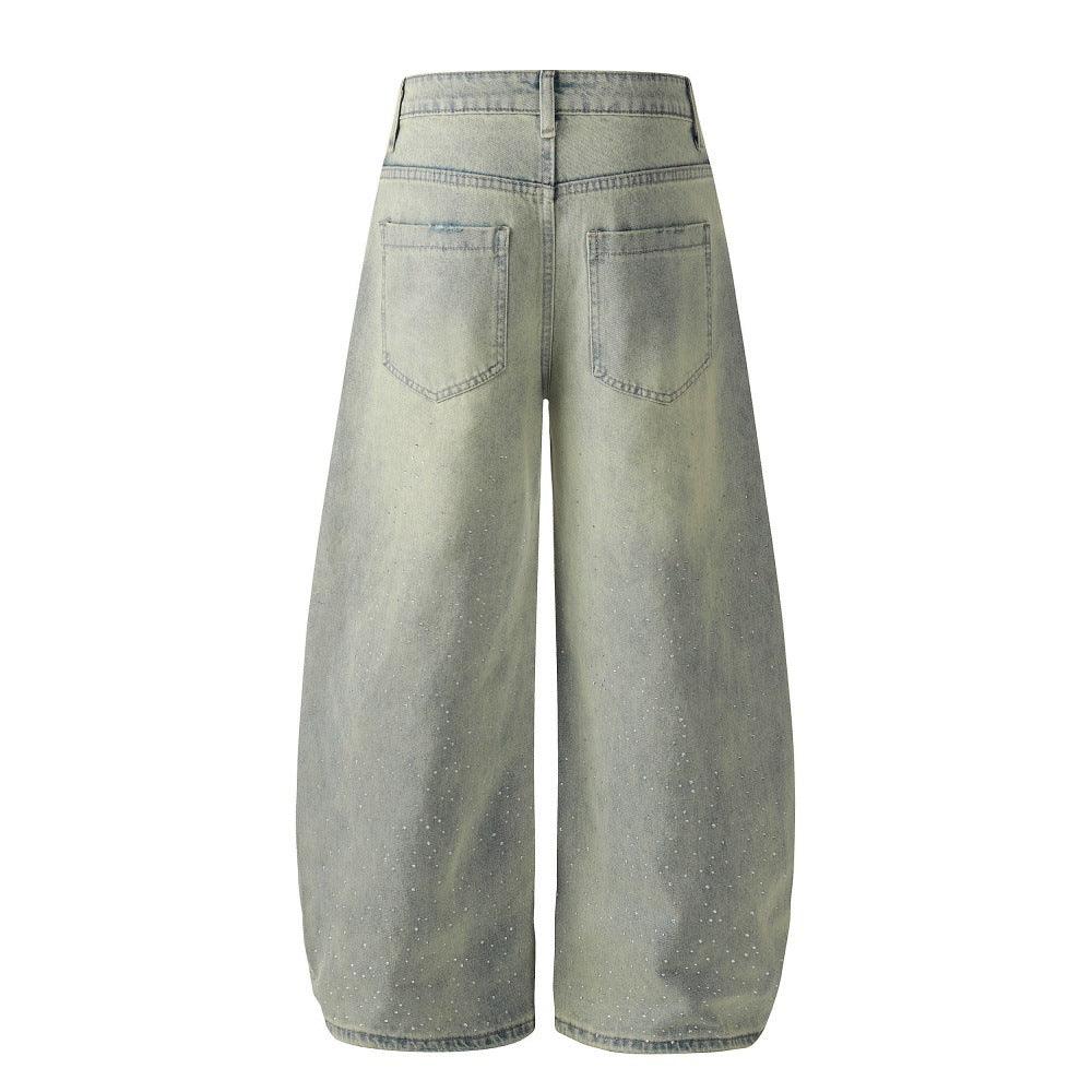 Starry Sky Hot Diamond Bending Knife Jeans For Women | MuddyStock Originals