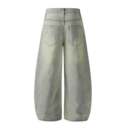Starry Sky Hot Diamond Bending Knife Jeans For Women | MuddyStock Originals