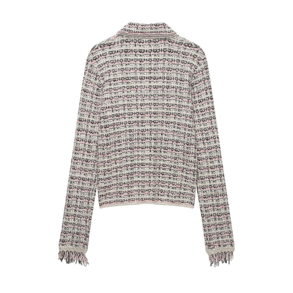 Casual Striped Loose Lapel Knit Cardigan for Women | MuddyStock Originals