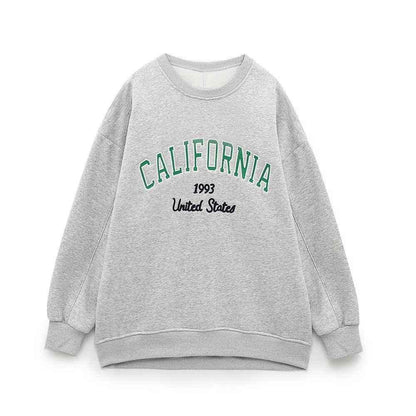 Text embroidered sweatshirt + jogging pants for women | MuddyStock Originals