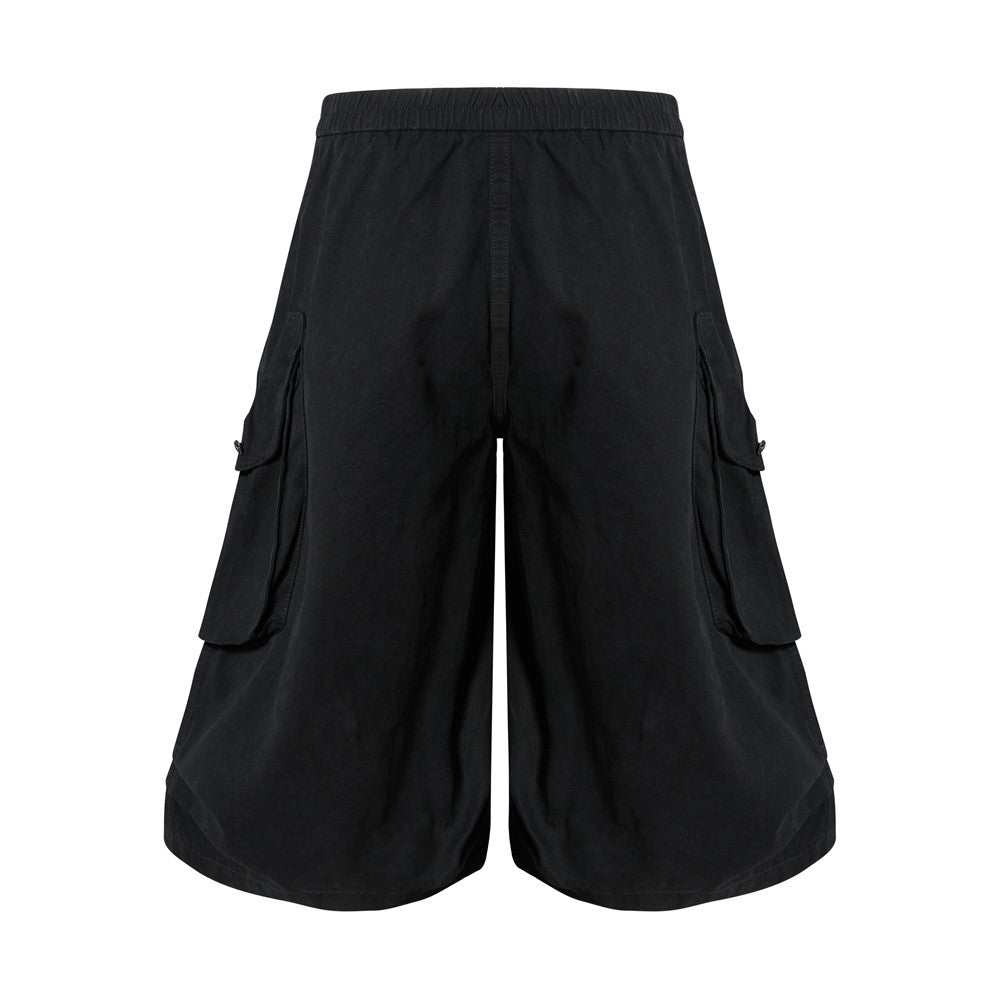 Large pocket workwear shorts