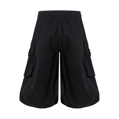 Large pocket workwear shorts