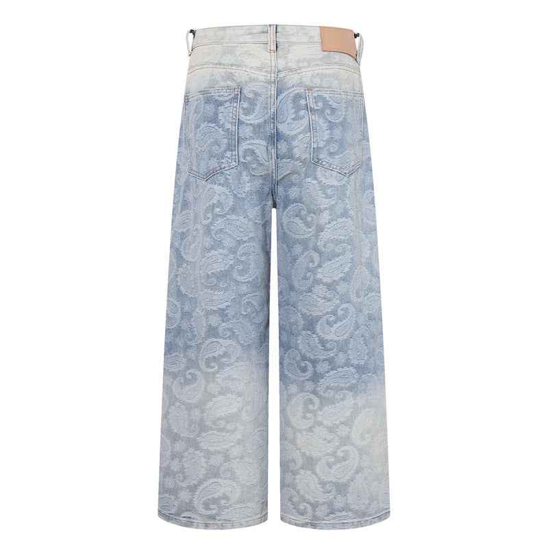 Cashew jacquard jeans for men and women | MuddyStock Originals
