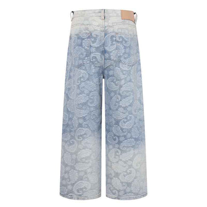 Cashew jacquard jeans for men and women | MuddyStock Originals