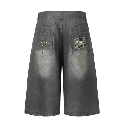 Washed denim shorts for men | MuddyStock Originals