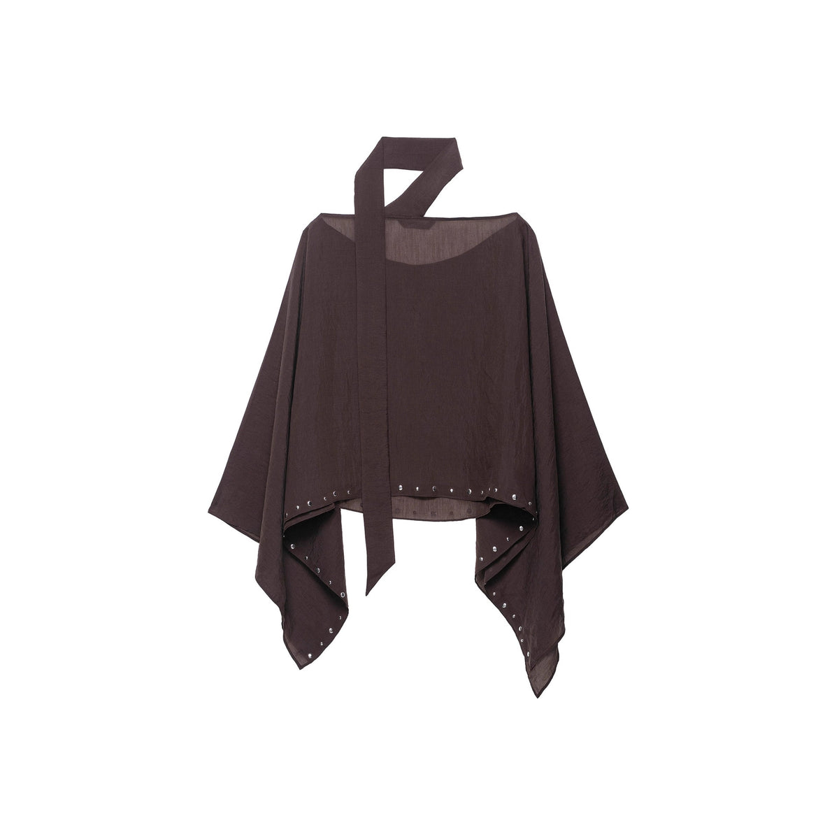 Minimalist Studded Shawl Wrap Scarf