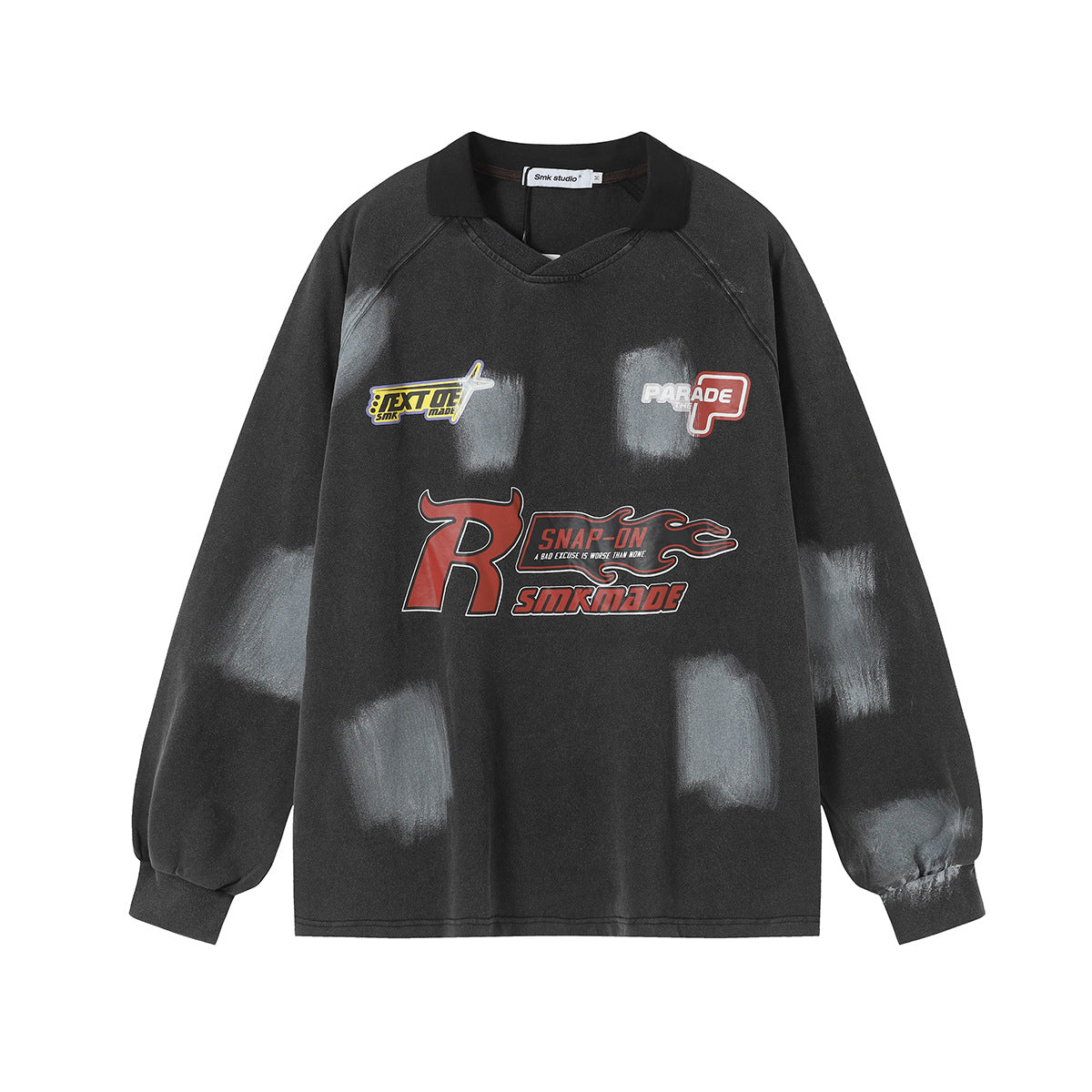 Brush Graffiti Sports Long Sleeve T-shirt For Men | MuddyStock Originals eprolo