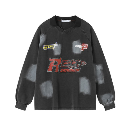 Brush Graffiti Sports Long Sleeve T-shirt For Men | MuddyStock Originals eprolo