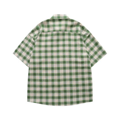 Plaid short sleeved shirt for men | MuddyStock Originals
