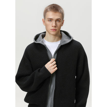 Cardigan hooded long sleeved hoodie for men | MuddyStock Originals