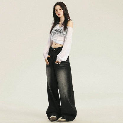 Women's Wide-Leg High-Waist Jeans | MuddyStock Originals MuddyStock