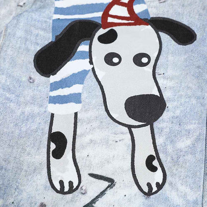 Fun Dog Cartoon Printed Cowboy Pants For Men | MuddyStock Originals eprolo
