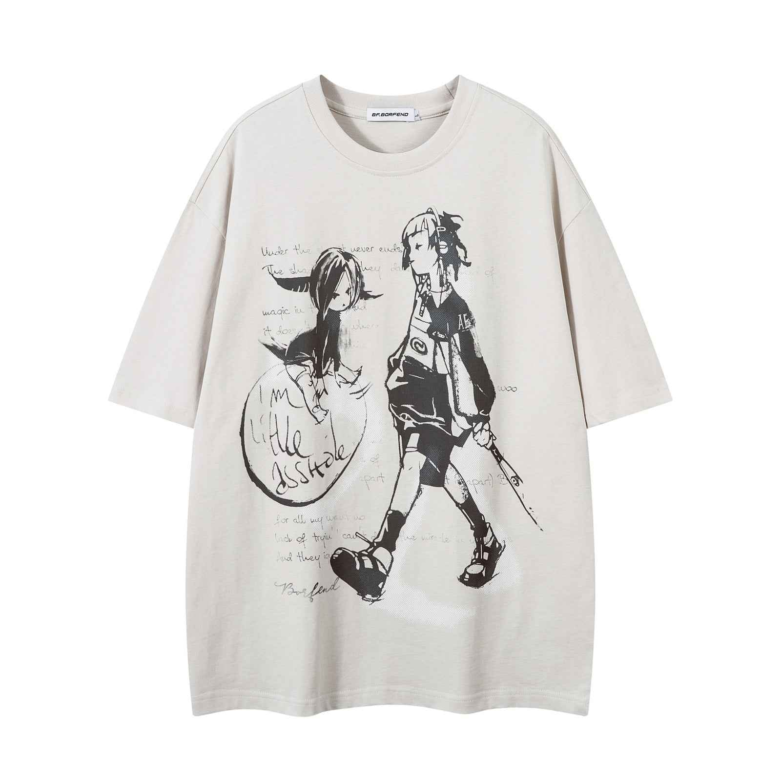 Style Cartoon Print Trendy Short Sleeve T-Shirt For Men And Women | MuddyStock Originals MuddyStock