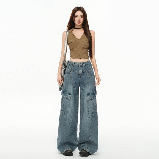 Women's Multi-Pocket Workwear Denim Pants | MuddyStock Originals eprolo
