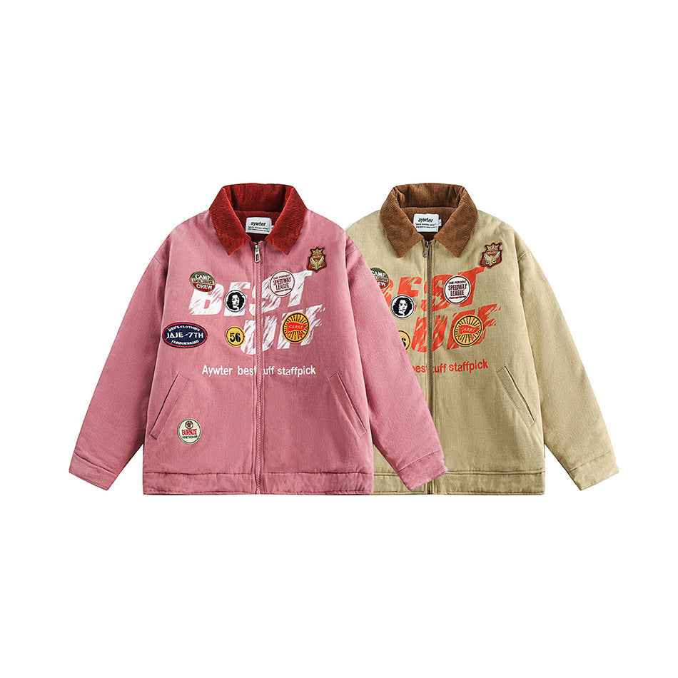 Washed printed jacket for women | MuddyStock Originals MuddyStock