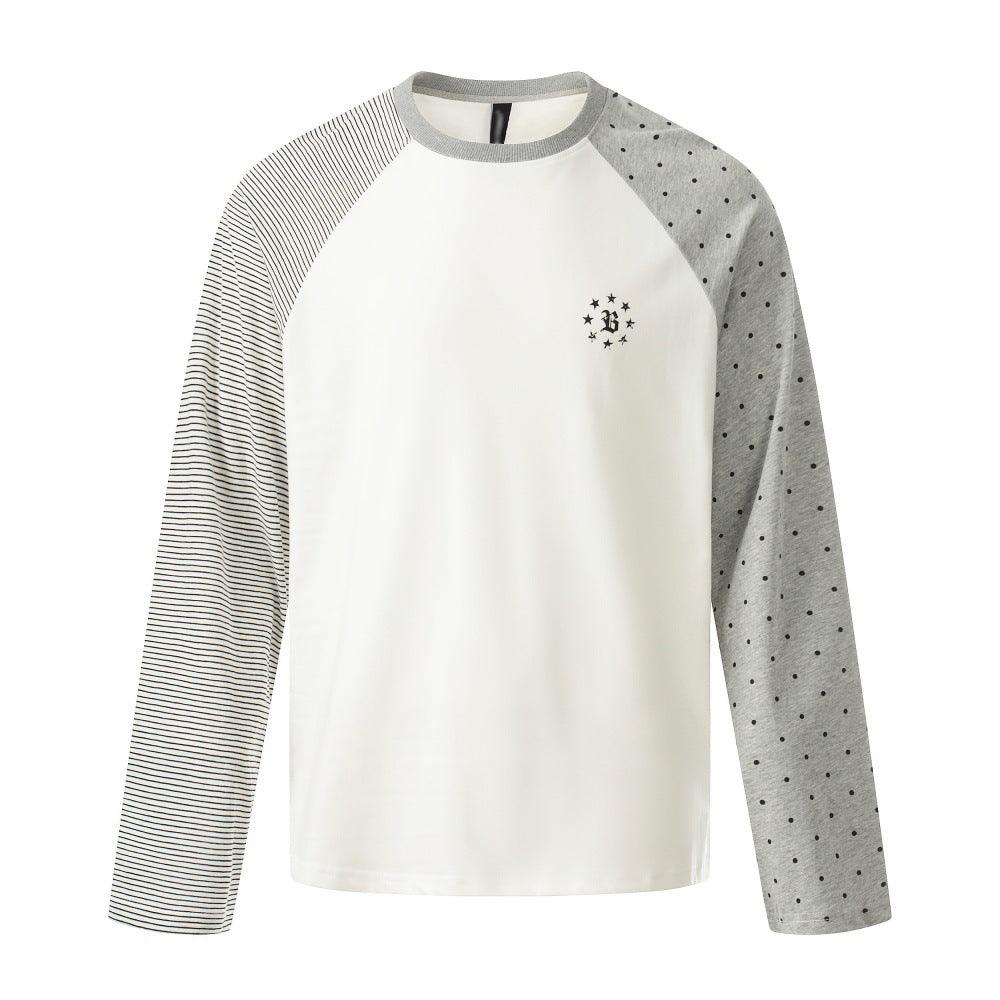 Polka striped long sleeved t-shirt for women | MuddyStock Originals