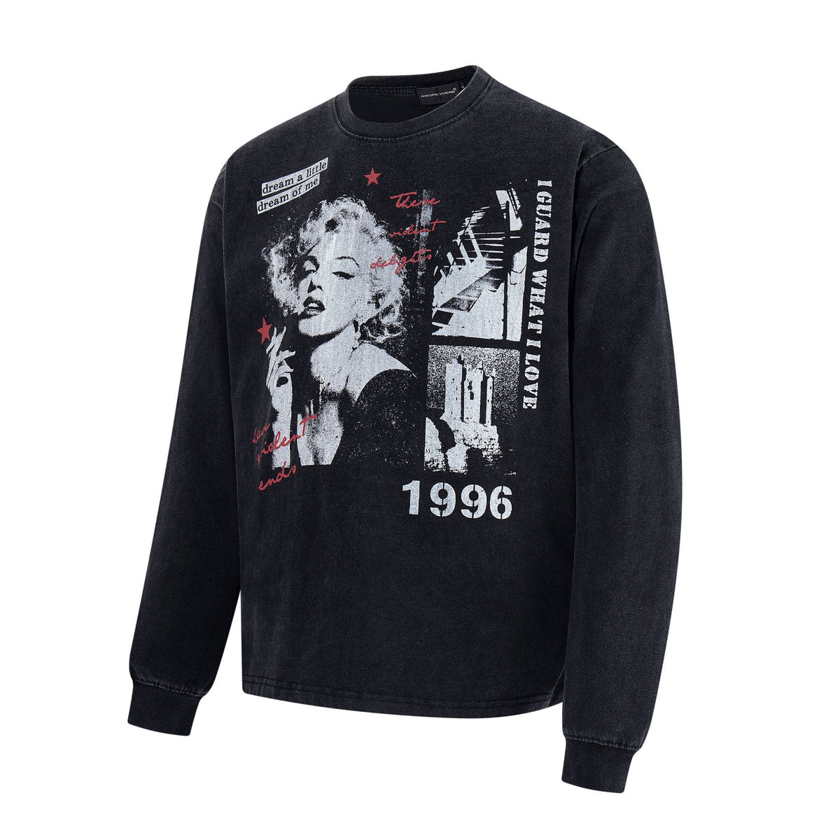 Marilyn Monroe printed vintage long sleeved t-shirt for men | MuddyStock Originals
