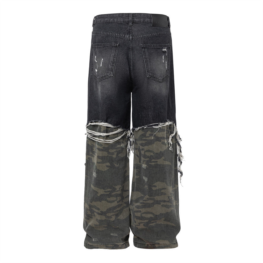 Fake two pairs of jeans for men | MuddyStock Originals