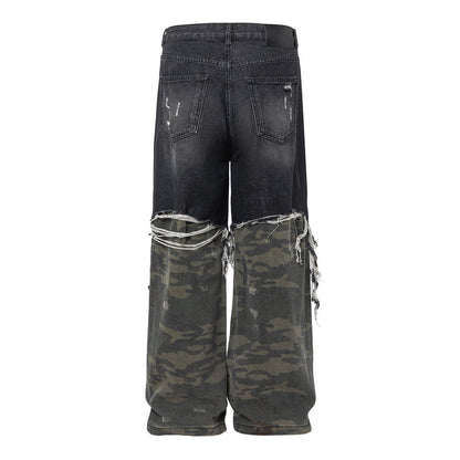 Fake two pairs of jeans for men | MuddyStock Originals