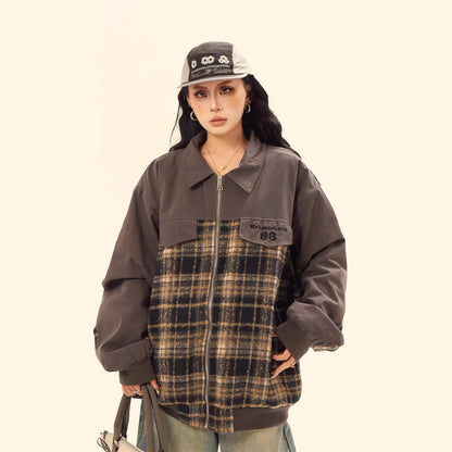 Checkered jacket for women | MuddyStock Originals