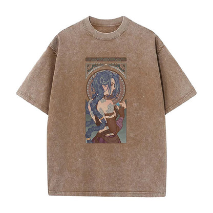 Cotton Washed Vintage Short Sleeve T-shirt For Men And Women| MuddyStock Originals MuddyStock