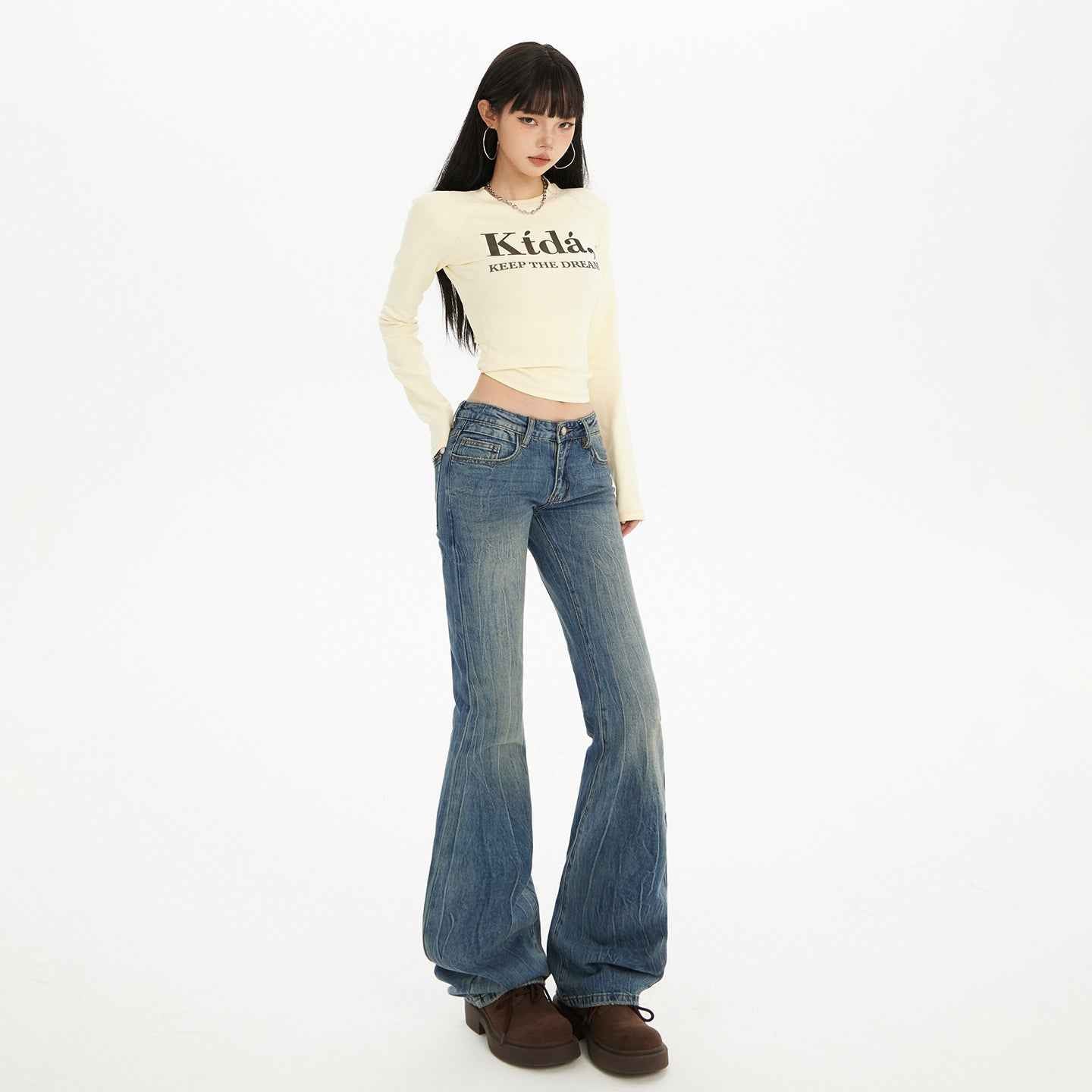 Low Waist Denim Pants for Women | MuddyStock Originals MuddyStock