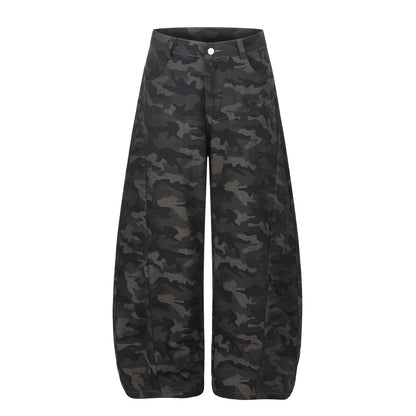 Camouflage Cargo Knife-Style Denim Pants For Men And Women | MuddyStock Originals Camouflage