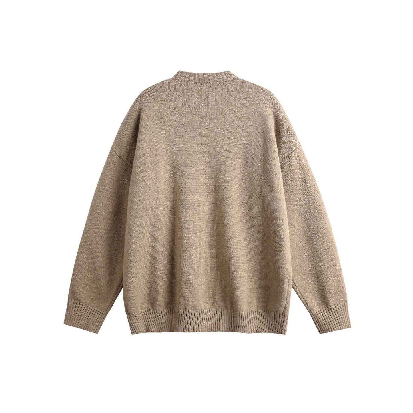 Loose Crewneck Long Sleeve Knit Sweater For Men And Women | MuddyStock Originals MuddyStock
