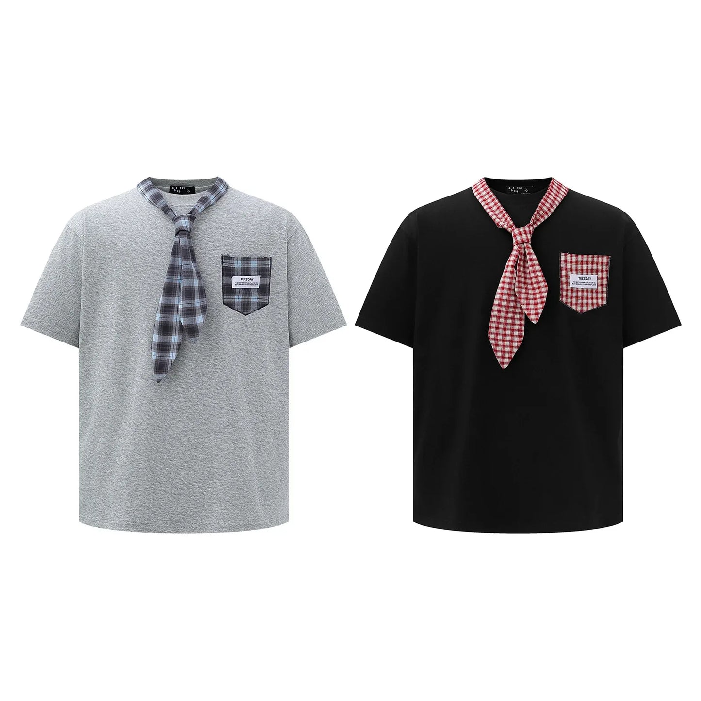 Splicing tie short sleeved T-shirt For Men | MuddyStock Originals eprolo